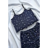 Yıldız Desenli  Şortlu Pijama