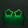 Yıldız Glow Gözlük - Yıldız Şekilli Glow Gözlüğü - Glow Partisi Gözlük 12 Adet