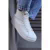 Yüksek Taban Ayakkabı C- Beyaz
