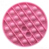 Yuvarlak Tek Renk Pop Push İt Anti Stres Bncukları Bubble Fidget