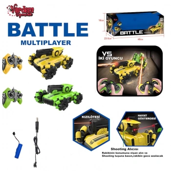 - U/K 2LI TANK ARABA SARJLI 2.4G