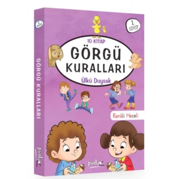 1. Sınıf Görgü Kuralları Serisi - 10 lık Set