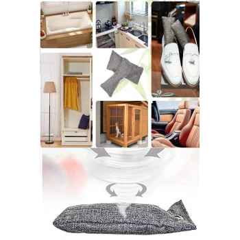 2 Li  Koku Emici Karbon Ayakkabı Koku   Ev Araba Çekmece Çanta Buzdolabı Mutfak Duman Emici