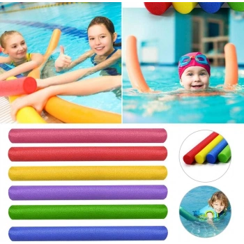 3 Adet Renkli Deniz- Havuz Makarnası Sosis Suda Batmayan  Yüzme Köpüğü