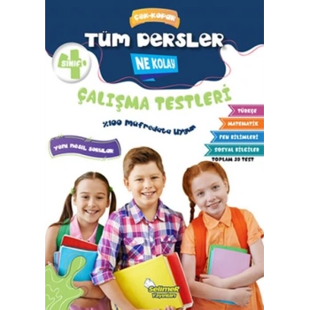 4. Sınıf Tüm Dersler Çek-Kopar Ne Kolay Çalışma Testleri