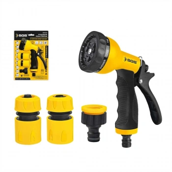 4254 3 Fonksiyonlu Sulama Tabancası (4 Parça Set)