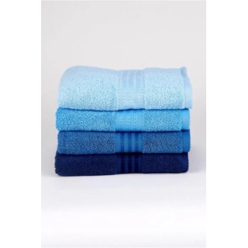 4´lü 50x90 Havlu Seti Mavi