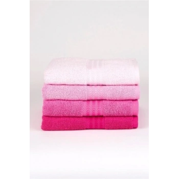 4´lü 50x90 Havlu Seti Pembe