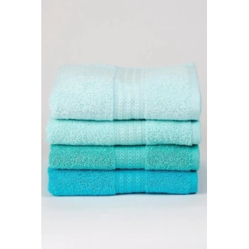4´lü 50x90 Havlu Seti Su Yeşili