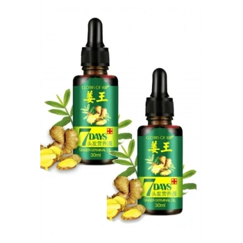 7 Days Saç Güçlendirci, Besleyici Bakım Serumu 30 ml / Ginger Germinal Essential 2 Adet