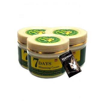 7Days Ginger 3x Adet Miracle Slimming Cream 100 ml Sel Kremi SNMP20399 + 1 Adet Jel Hediye