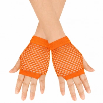 80’ler 90’lar Retro Neon Tcu File Parmaksız Kısa Eldiven 11 cm