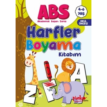 ABS 4-6 Yaş Harfler Boyama Kitabım