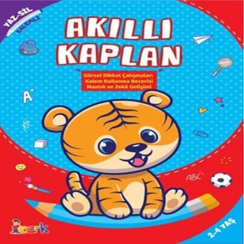 Akıllı Kaplan - Yaz-Sil-Kalemli