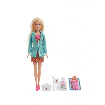 Aksesuarlı Model Bebek Doktor Seti