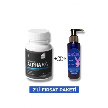 Alpha Rx Erkek Performans Geliştirici 30lu Takviye Mucizevi Libid.o Arttırıcı Krem 125 ml