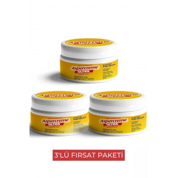Aspercreme Ultra (Eklem, Vücut) Ağrılar İçin sel Krem 3 Adet