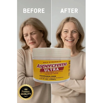 Aspercreme Ultra Sırt, Bel, Kas, Diz, Dirsek, Artrit Vücut Mucize Ağrı Masaj Kremi 100 ML