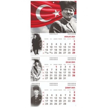Atatürk Gemici Duvar Takvimi - Ayyıldız 2025