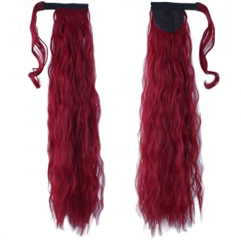 Bağlamalı Kabarık Dalgalı At Kuyruğu / Kızıl