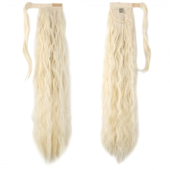 Bağlamalı Kabarık Dalgalı At Kuyruğu / Platin