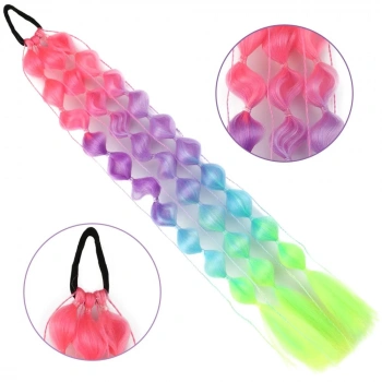 Bn Örgülü Lastikli At Kuyruğu / ACM15