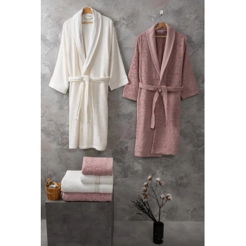 Bambu Bornoz Seti Rena İvort Rosetta