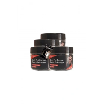 Belly fatBurner Yağları eritmek için masaj bakım kremi 4x100 ml+1 Adet Jel ile
