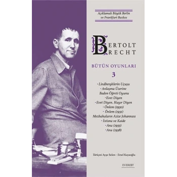 Bertolt Brecht Bütün Oyunları 3 (Ciltli)