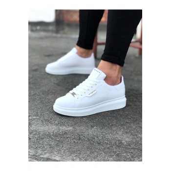 Beyaz Düz Erkek Casual Ayakkabı