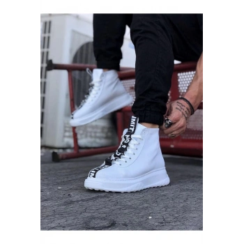 Beyaz Erkek Yarım Bilek Bot