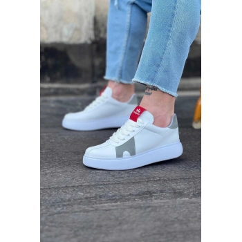 Beyaz Gri Erkek Casual Ayakkabı