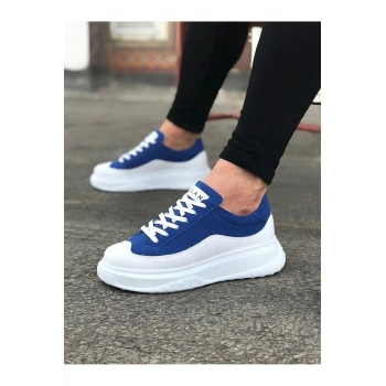 Beyaz Mavi Erkek Ayakkabı