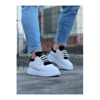 Beyaz Siyah Erkek Casual Ayakkabı