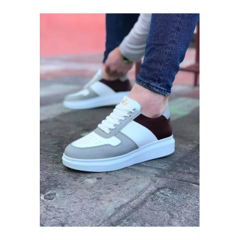 Beyaz Taba Erkek Casual Ayakkabı
