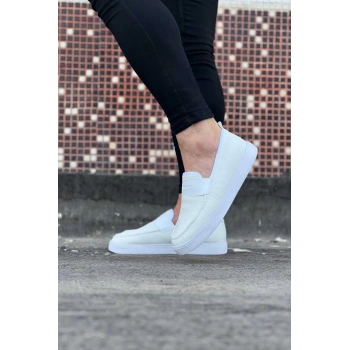 Beyaz Triko Babet Erkek Casual Ayakkabı