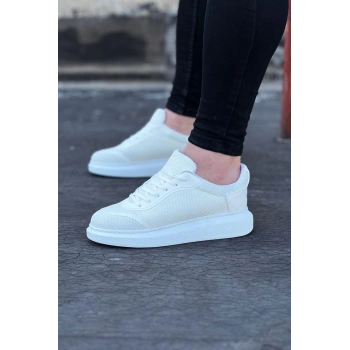 Beyaz Triko Erkek Casual Ayakkabı