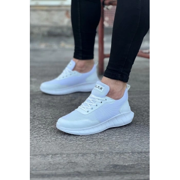 Beyaz Triko Erkek Spor Ayakkabı