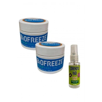Bıofr.eeze Vücut Agrılarınızı Soğutan Rahatlatıcı Bakım ve Masaj Kremi 150 mlx2+Çörek Otu Yağı ile
