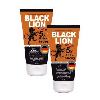 Black Lıon Jel Ser.tleş.tirici Büy.ütücü Erk.ek Kremi 50ml X 2 Adet