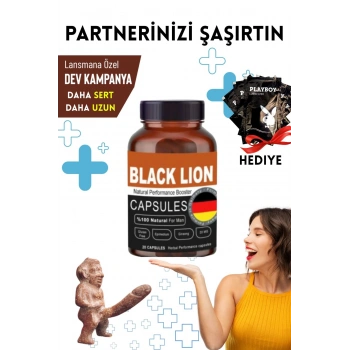 Black Lion XXL li li lü Mucizevi Erkek lı Set