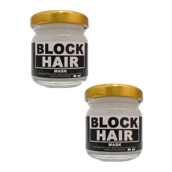 Block Hair Saçlarınıza Derinlemesine Bakım Ve Canlılık Maskesi Kremi 40 ml X 2 Adet