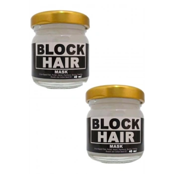 Block Hair Saçlarınıza Derinlemesine Bakım Ve Canlılık Maskesi Kremi 40 ml X 2 Adet