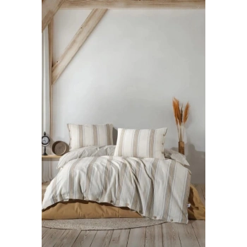 Butik Native Serisi Çift Kişilik Nev Takımı İmre Hardal