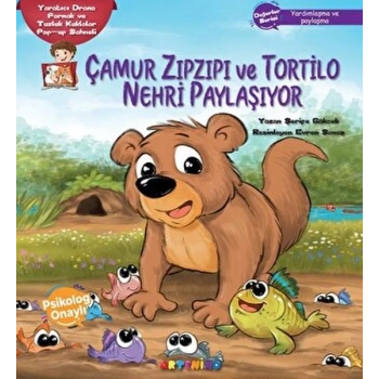 Çamur Zıpzıpı ve Tortilo Nehri Paylaşıyor tıcı Drama Parmak ve Tuzluk Kuklalar Pop-up Sahneli