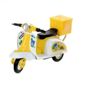 Çek Bırak Metal Vespa Motor  Cm - FY361A-D - Sarı