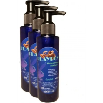 Chocolate Flavor Natural Personal Lubricant 125ml Çikolata Aromalı Kayganlaştırıcı X 3 Adet