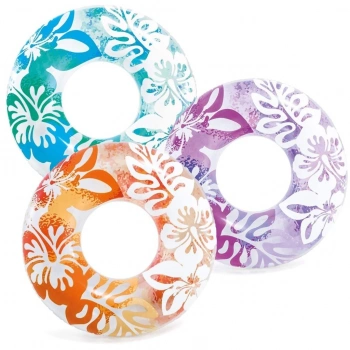 Çiçek Desenli Tutunmalı Simit 76 Cm
