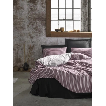 Çift Kişilik Bambu Saten Nev Takımı Bordo