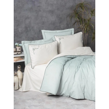 Çift Kişilik Elit Saten Nev Takımı Vanko Mint